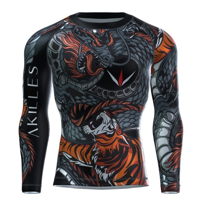 Black Yakuza Full-sleeve Rushguard