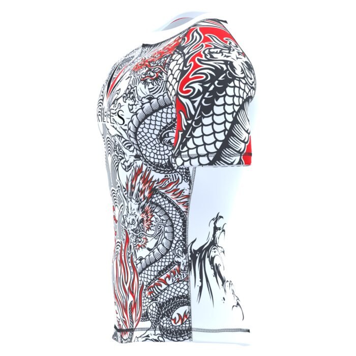 White Yakuza Short Sleeve - Image 2