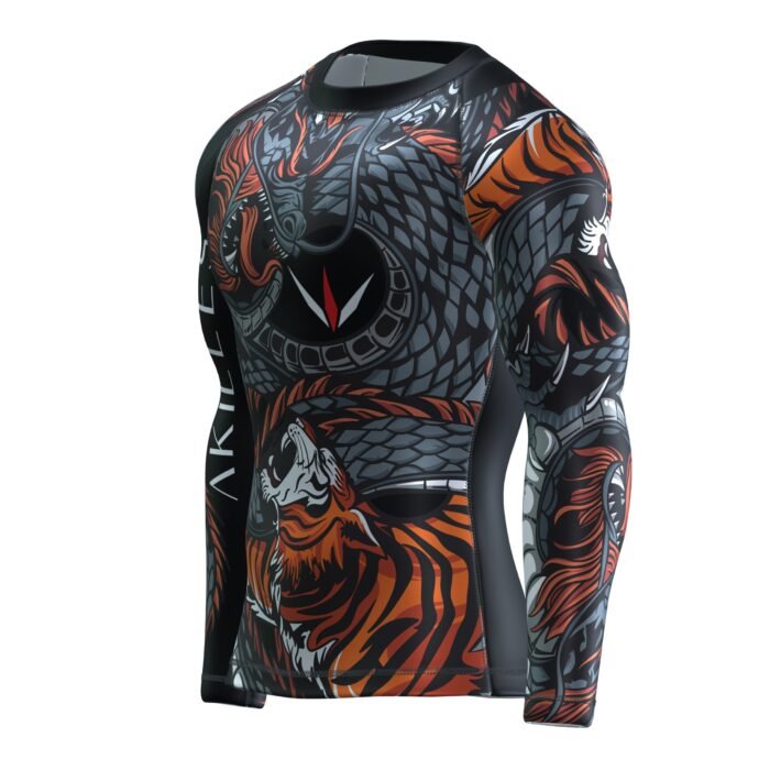 Black Yakuza Full-sleeve Rushguard - Image 2