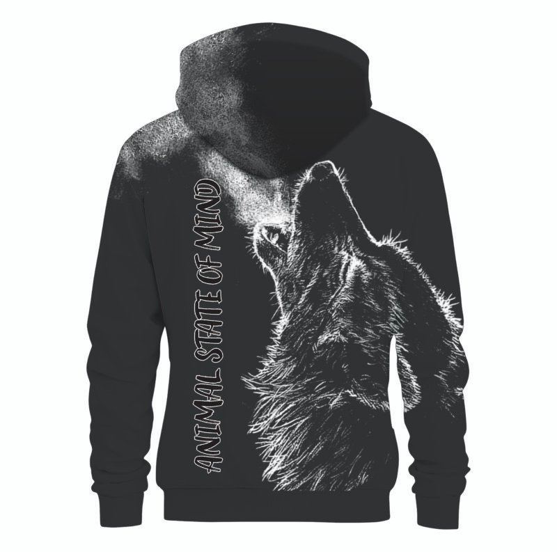 Akilles Animal State of Mind Hoodie – Midnight Howl Edition