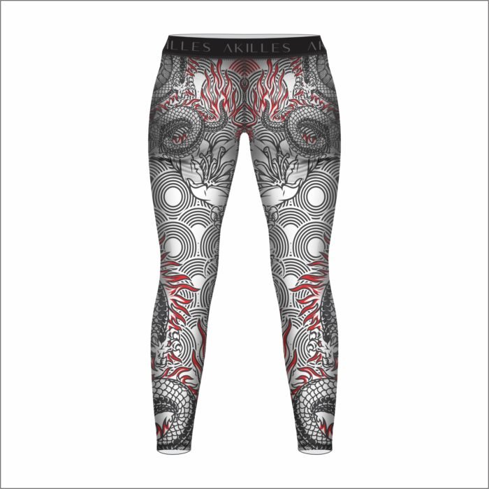 White Yakuza Leggings - Image 2