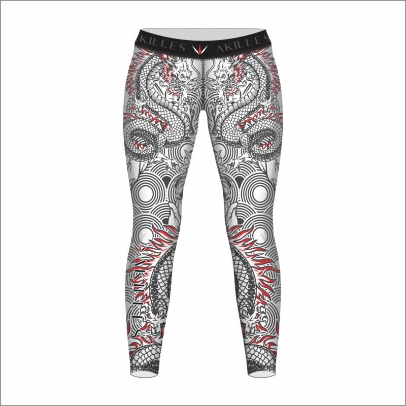 White Yakuza Leggings